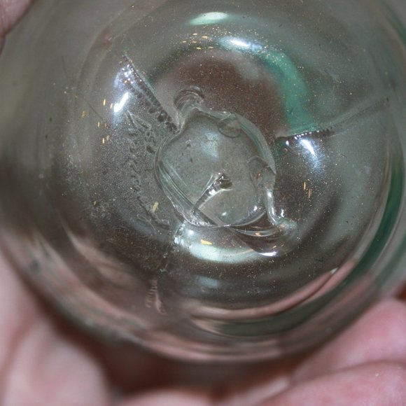 Vintage Studio Glass Apple Vase Holder - Picture 4 of 4